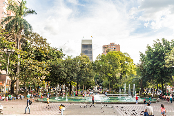 Plaza Bolivar in Medellin