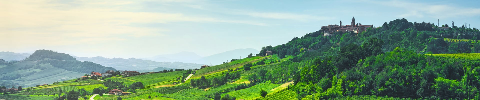 La Morra in the Piedmont Region of Italy