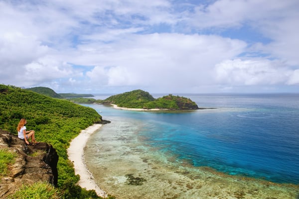 Drawaqa Island in Fiji