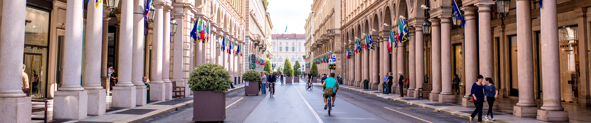 Via Garibaldi in Turin, Italy