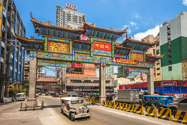 The worldest largest Chinatown Arch, Manila, Phillipines