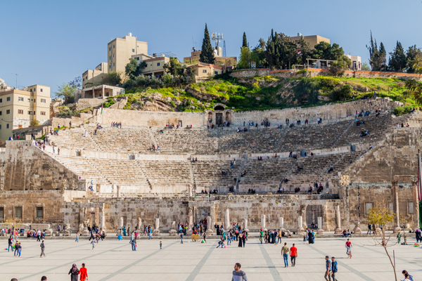 The Roman Theatre in Amman, Jordan