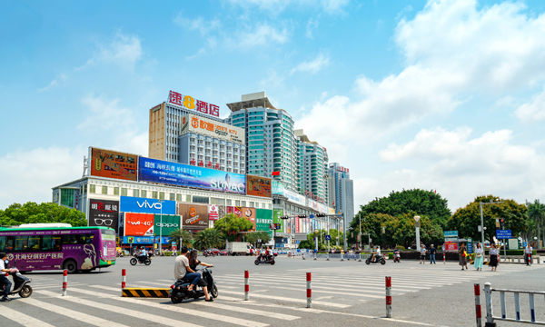 Beibu Gulf Square in Beihai, China