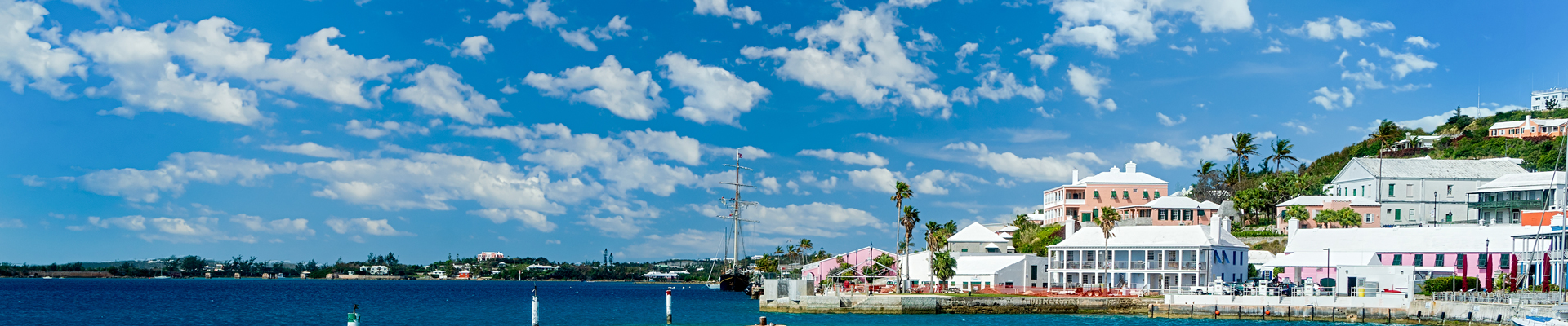 Waterfront in St. George's, Bermuda.