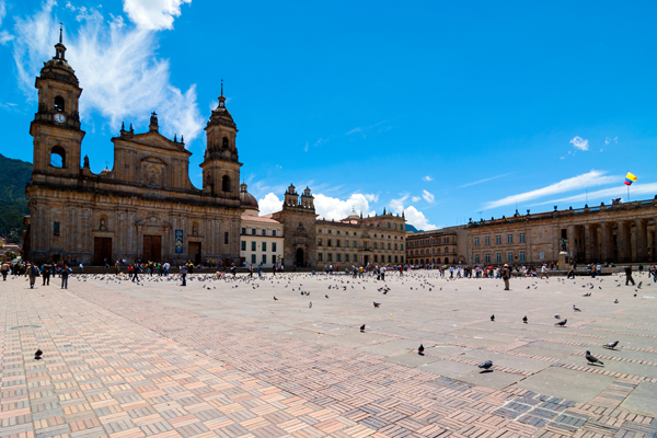 Plaza de Bolivar in Bogota