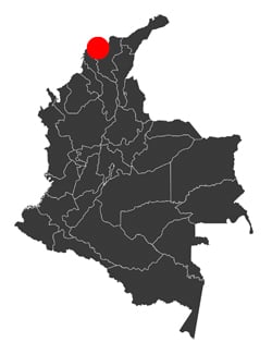 Map Barranquilla Colombia