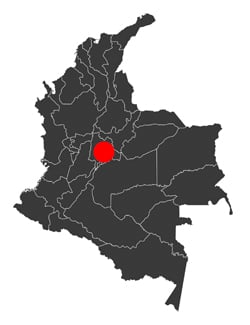 Map Bogota Colombia