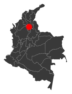 Map Bucaramanga Colombia