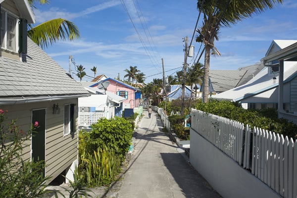 Hopetown in Elbow Cay, Bahamas