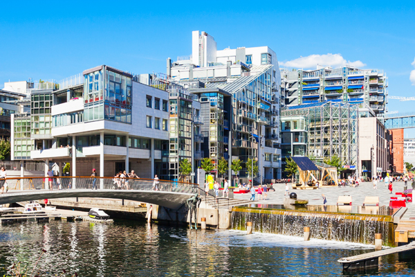 Aker Brygge in Oslo, Norway