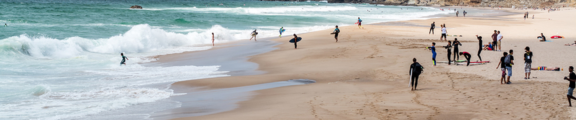 Guincho beach in Cascais, Portugal