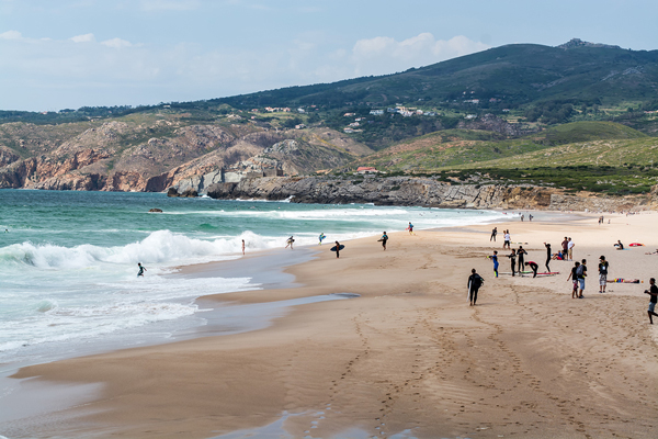 Guincho beach in Cascais, Portugal