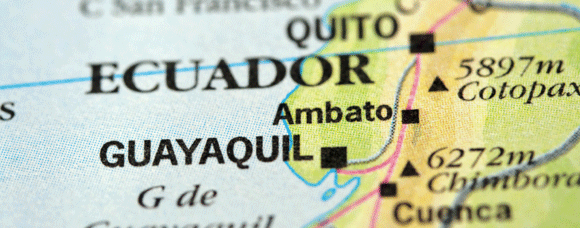 Map of Ecuador