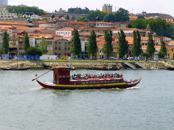 Douro River in Porto, Portugal