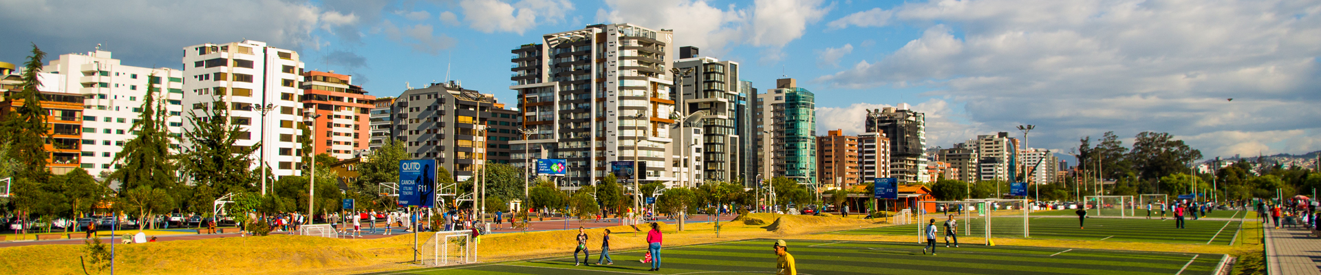 Parque La Carolina in Quito, Ecuador