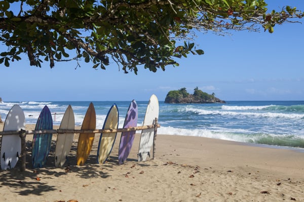 Playa Cocles near Puerto Viejo on Costa Rica's Caribbean Coast