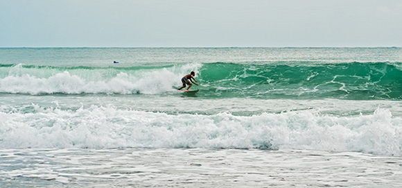 Surfing in Panama