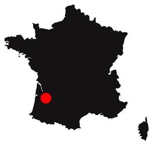 Map Bordeaux France