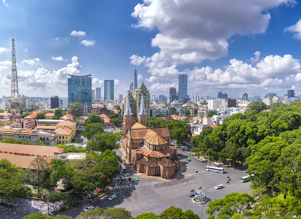 Driving in Ho Chi Minh City