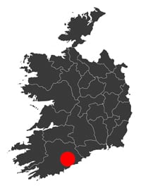 Map of Cork Ireland