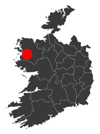 Map of Westport Ireland