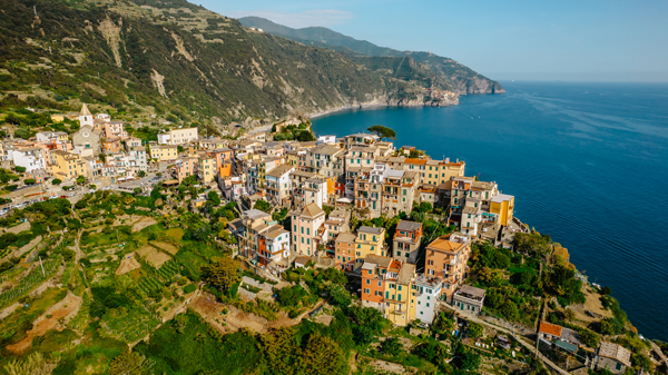 Corniglia, one of the 5 villages in Italy's Cinque Terre