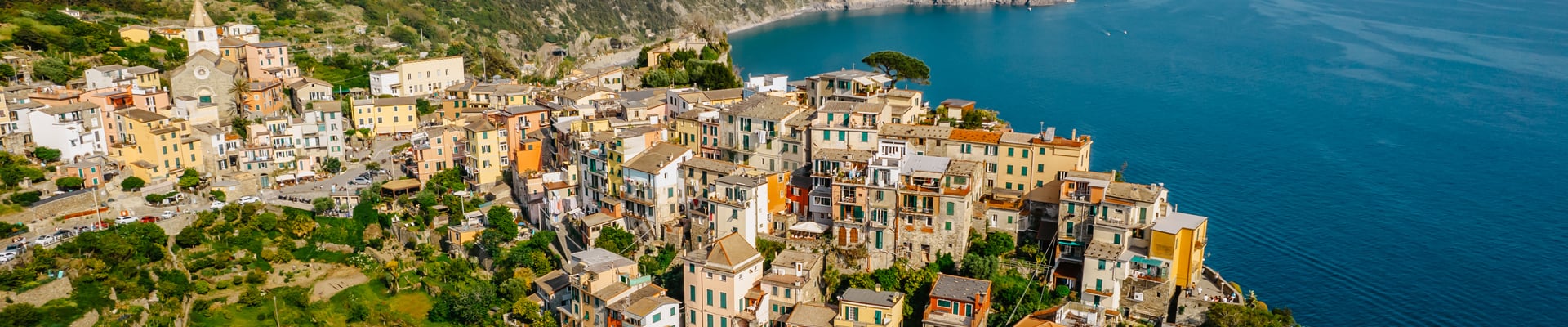 Corniglia, one of the 5 villages in Italy's Cinque Terre