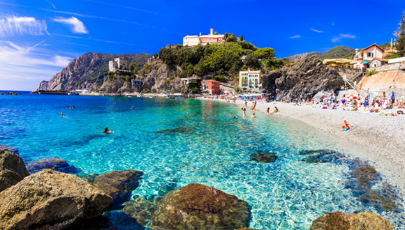 Monterosso in the Cinque Terre in Italy's Liguria Region