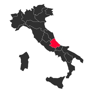 Map Abruzzo Italy