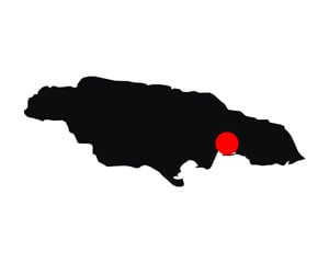 Map Kingston Jamaica