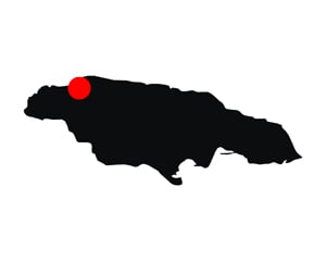 Map Montego Bay Jamaica