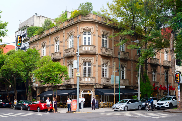 Alvaro Obregon Avenue in Roma Norte, Mexico City