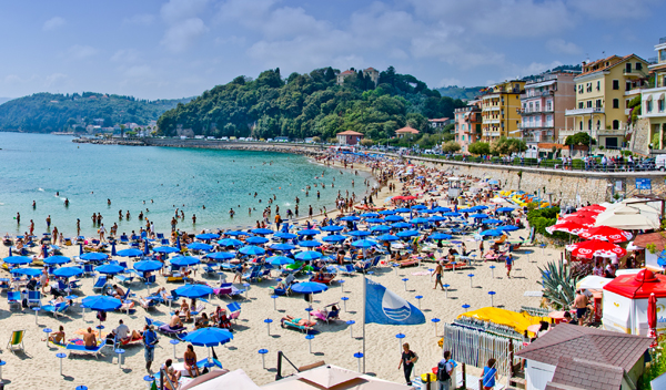 Lerici in the Liguria Region of Italy