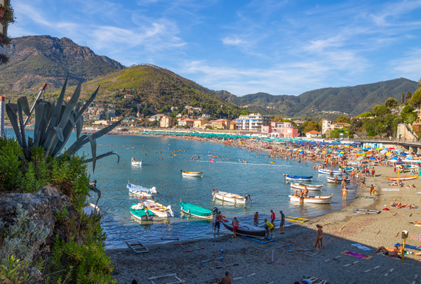 Levanto in the Liguria Region of Italy