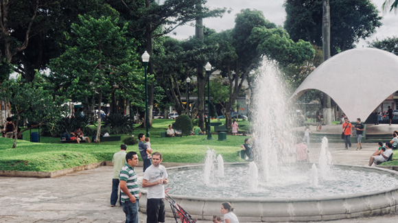 Parque Central in Grecia, Costa Rica