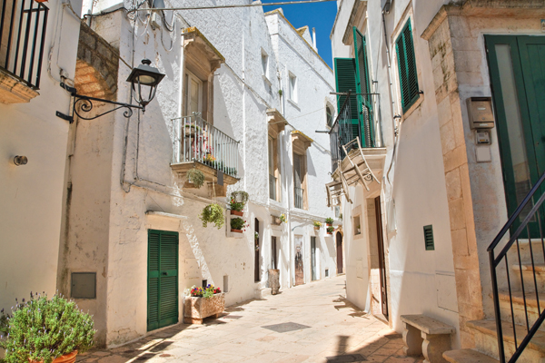 Locorotondo in Puglia, Italy 