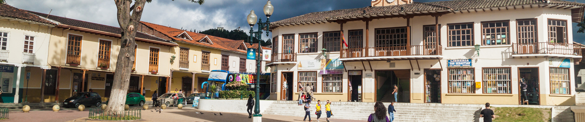 Plaza de la Independencia in Loja, Ecuador