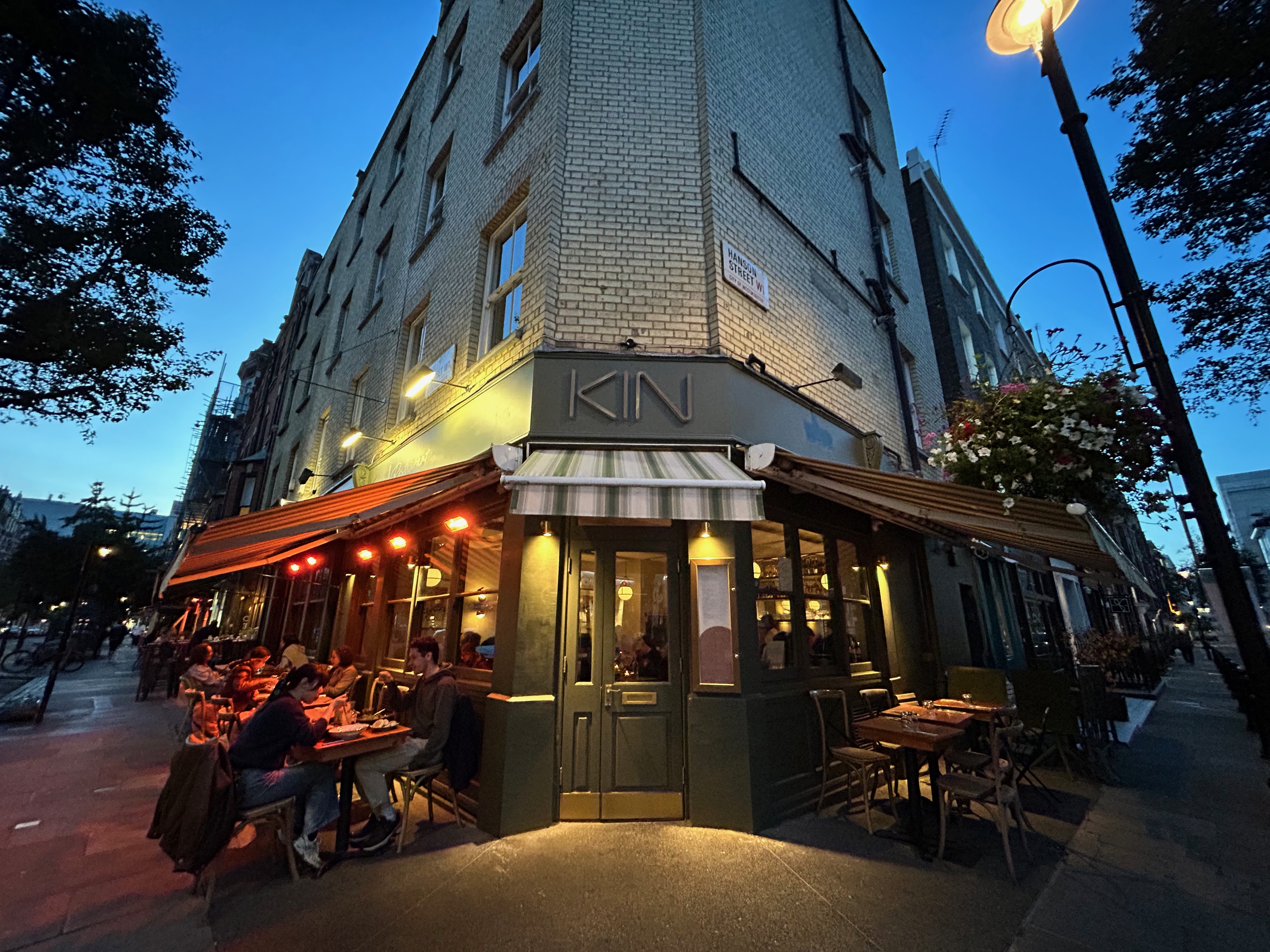 Kin Restaurant in Fitzrovia