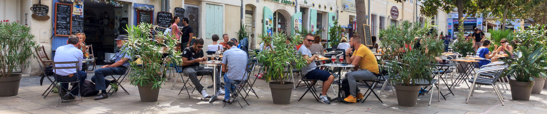 Old Port Area of Marseille, France