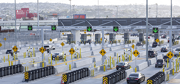 Protesters at Mexican Border