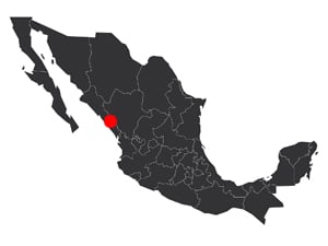 Map Mexico Mazatlan