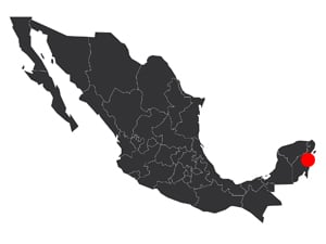 Map Mexico Tulum