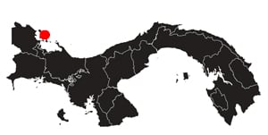 Map Bocas del Toro Panama