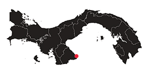 Map Pedasi Panama
