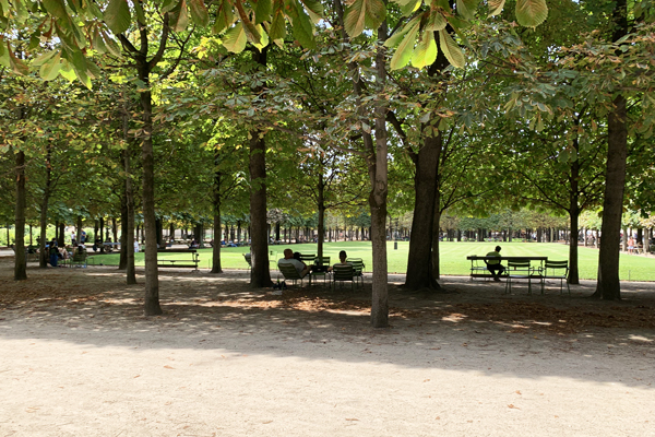 Tuileries Gardens in Paris