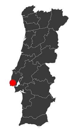 Map Cascais Portugal