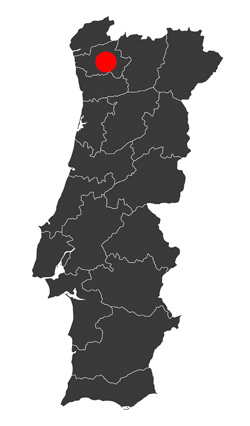 Map Guimaraes Portugal