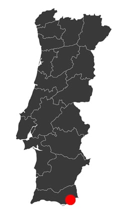 Map Tavira Portugal