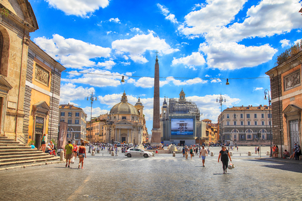 Piazza del Popolo in Rome