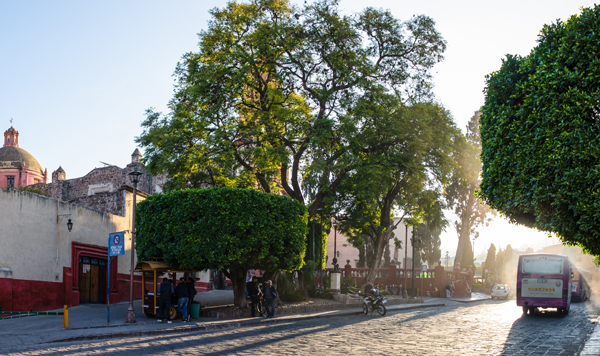 Driving in San Miguel de Allende